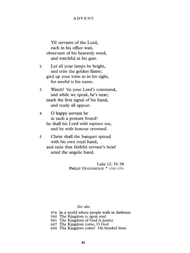 Common Praise: A new edition of Hymns Ancient and Modern page 81