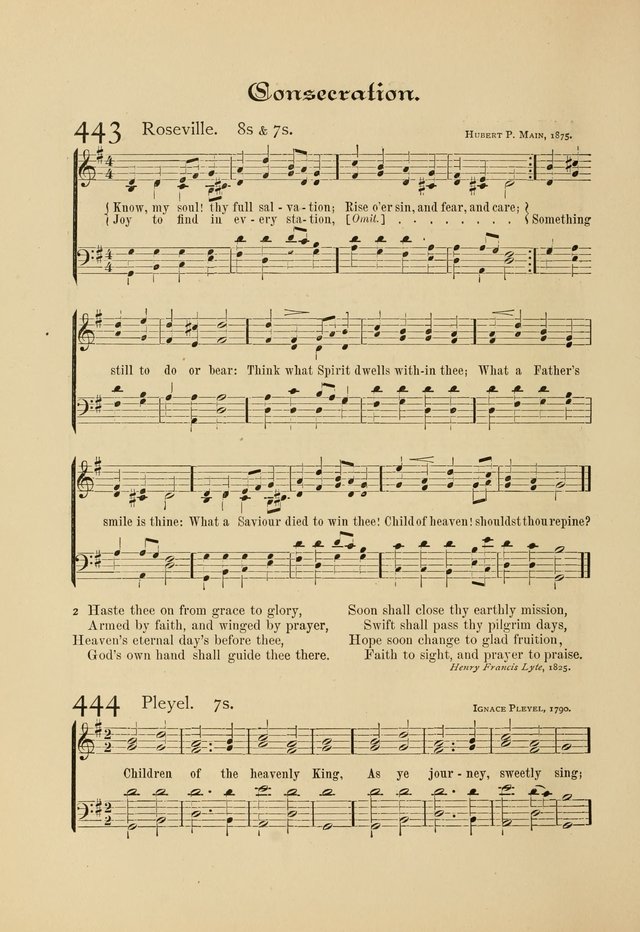 The Church Praise Book: a selection of hymns and tunes for Christian worship page 222