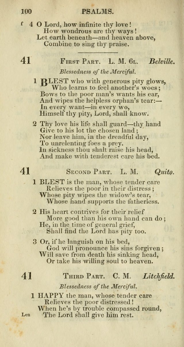 Church Psalmody: a Collection of Psalms and Hymns adapted to public worship page 103