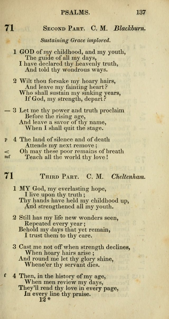 Church Psalmody: a Collection of Psalms and Hymns adapted to public worship page 140