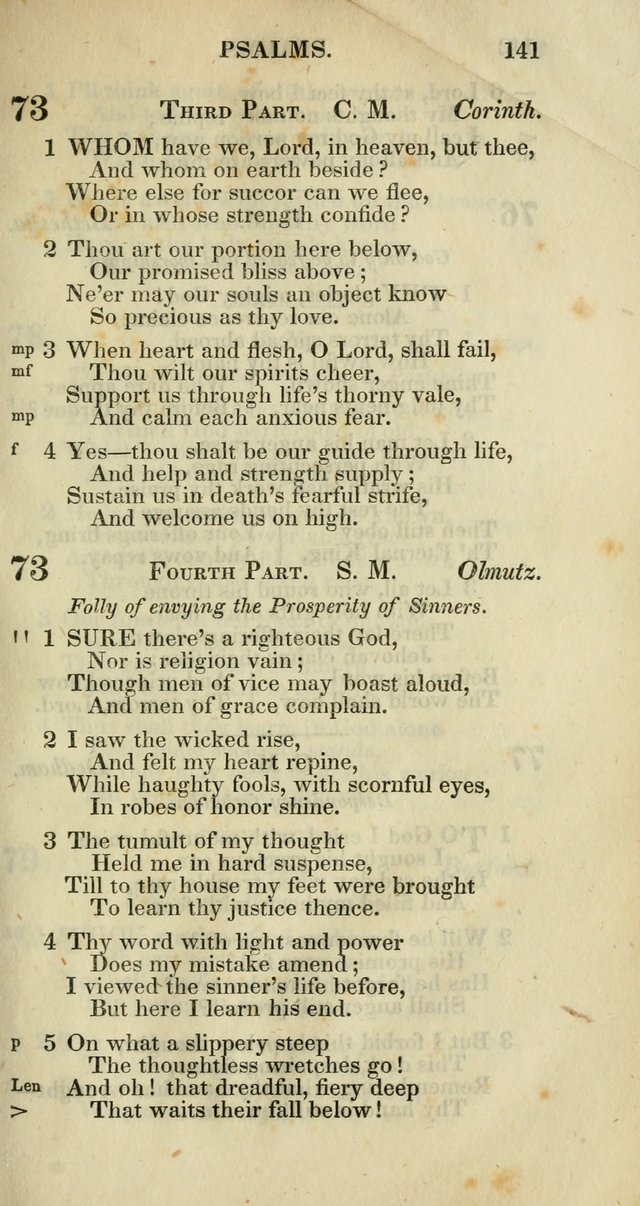 Church Psalmody: a Collection of Psalms and Hymns adapted to public worship page 144