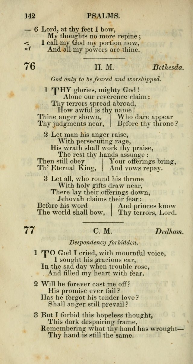 Church Psalmody: a Collection of Psalms and Hymns adapted to public worship page 145