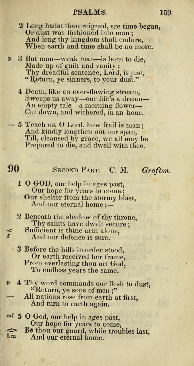 Church Psalmody: a Collection of Psalms and Hymns adapted to public worship page 162