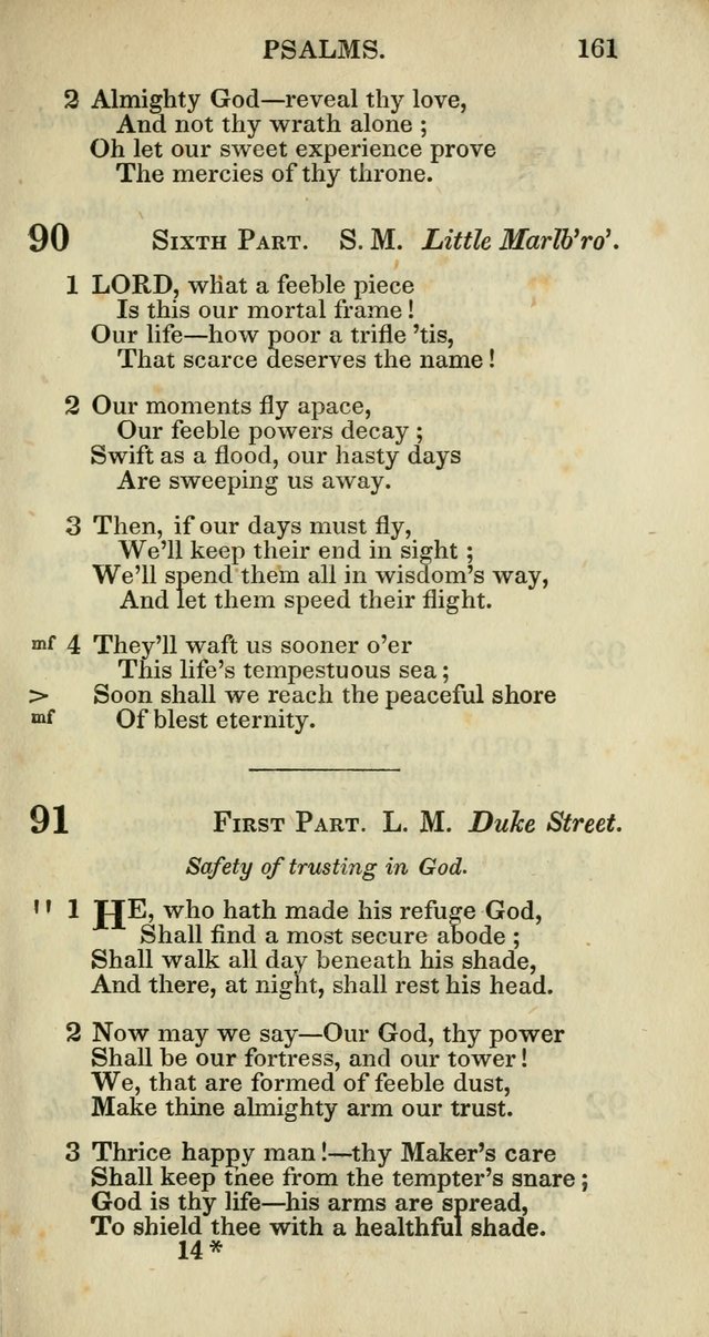 Church Psalmody: a Collection of Psalms and Hymns adapted to public worship page 164