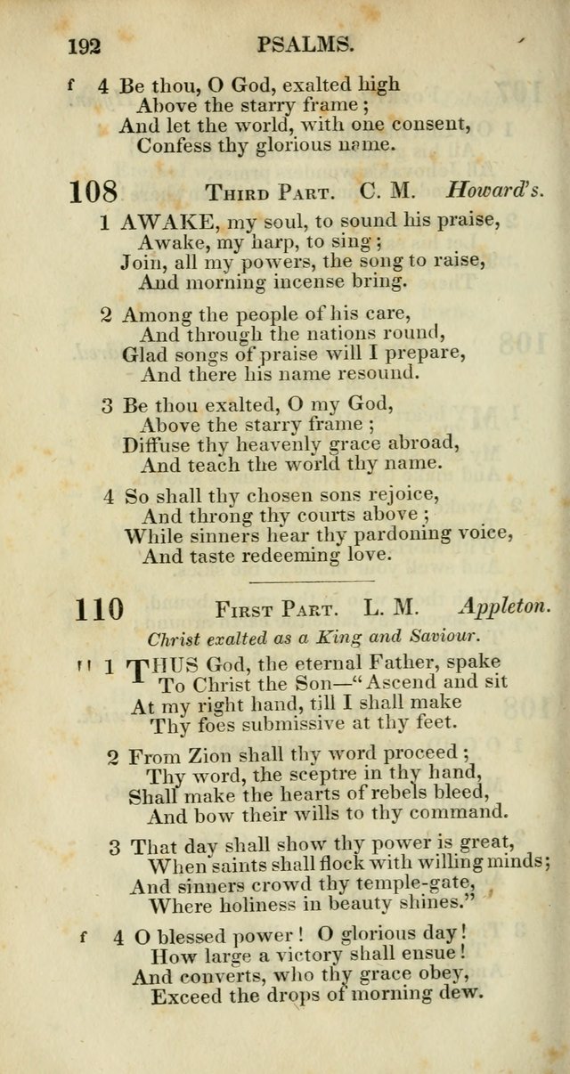 Church Psalmody: a Collection of Psalms and Hymns adapted to public worship page 195