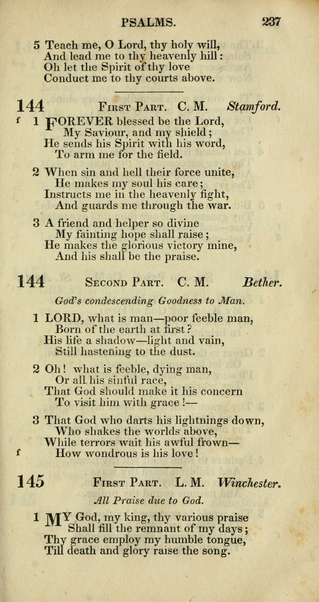 Church Psalmody: a Collection of Psalms and Hymns adapted to public worship page 240