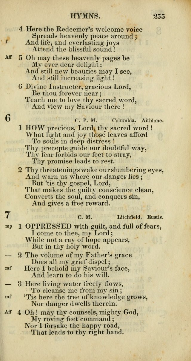 Church Psalmody: a Collection of Psalms and Hymns adapted to public worship page 258