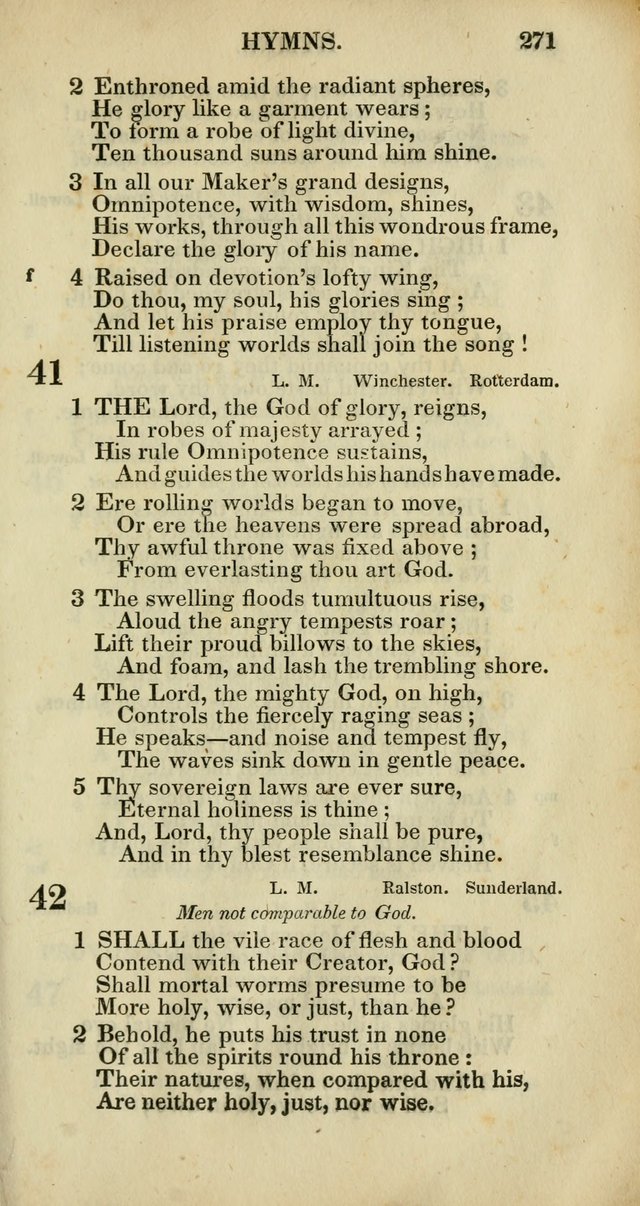 Church Psalmody: a Collection of Psalms and Hymns adapted to public worship page 274