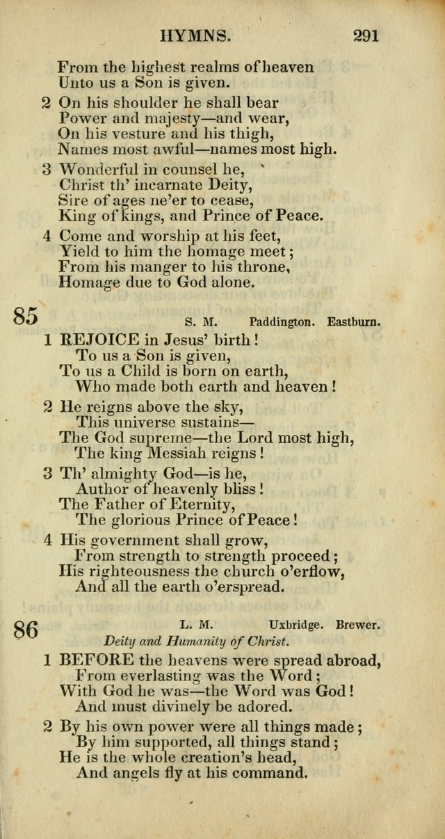 Church Psalmody: a Collection of Psalms and Hymns adapted to public worship page 294