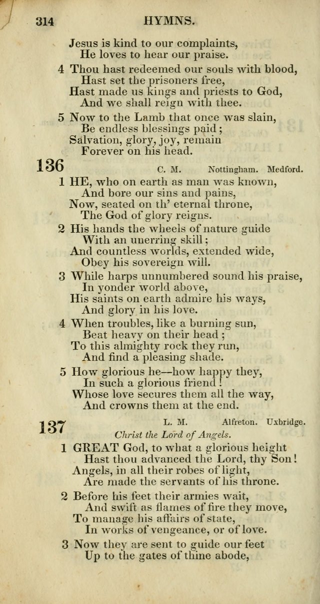 Church Psalmody: a Collection of Psalms and Hymns adapted to public worship page 317