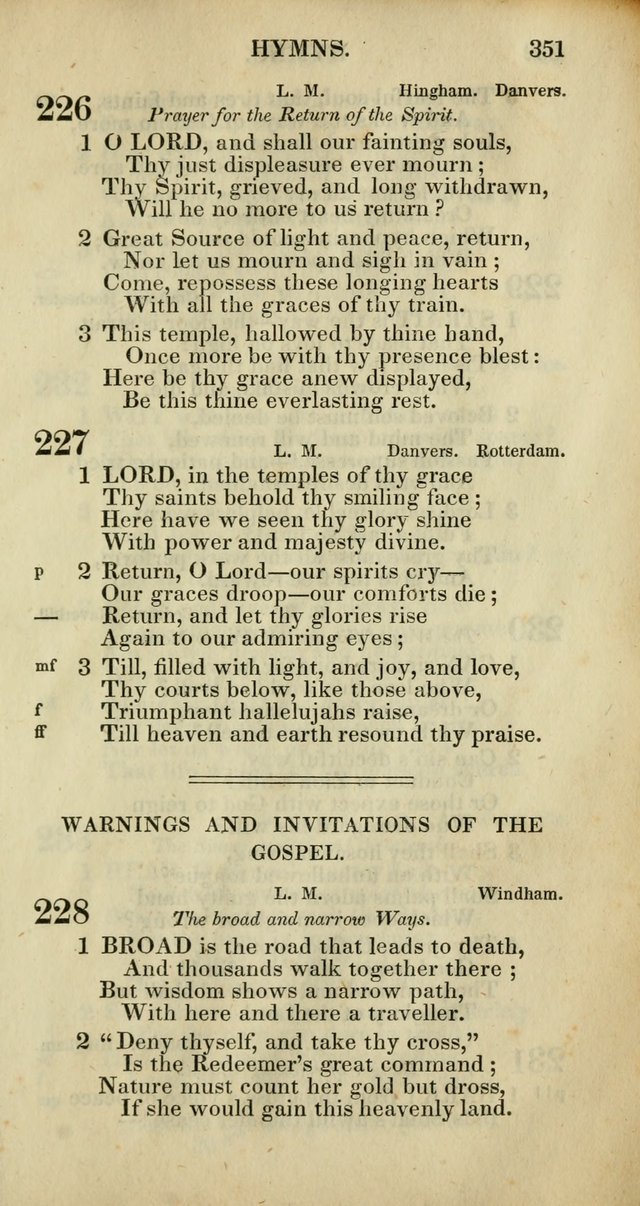 Church Psalmody: a Collection of Psalms and Hymns adapted to public worship page 354