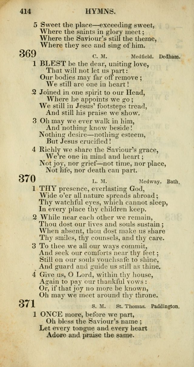 Church Psalmody: a Collection of Psalms and Hymns adapted to public worship page 417