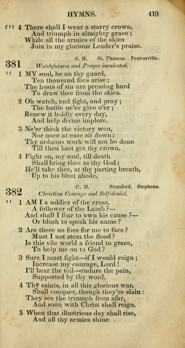 Church Psalmody: a Collection of Psalms and Hymns adapted to public worship page 422