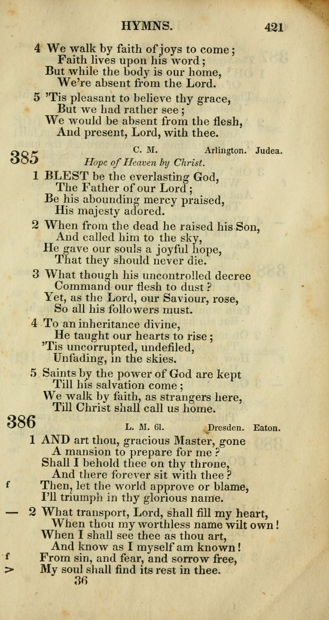 Church Psalmody: a Collection of Psalms and Hymns adapted to public worship page 424