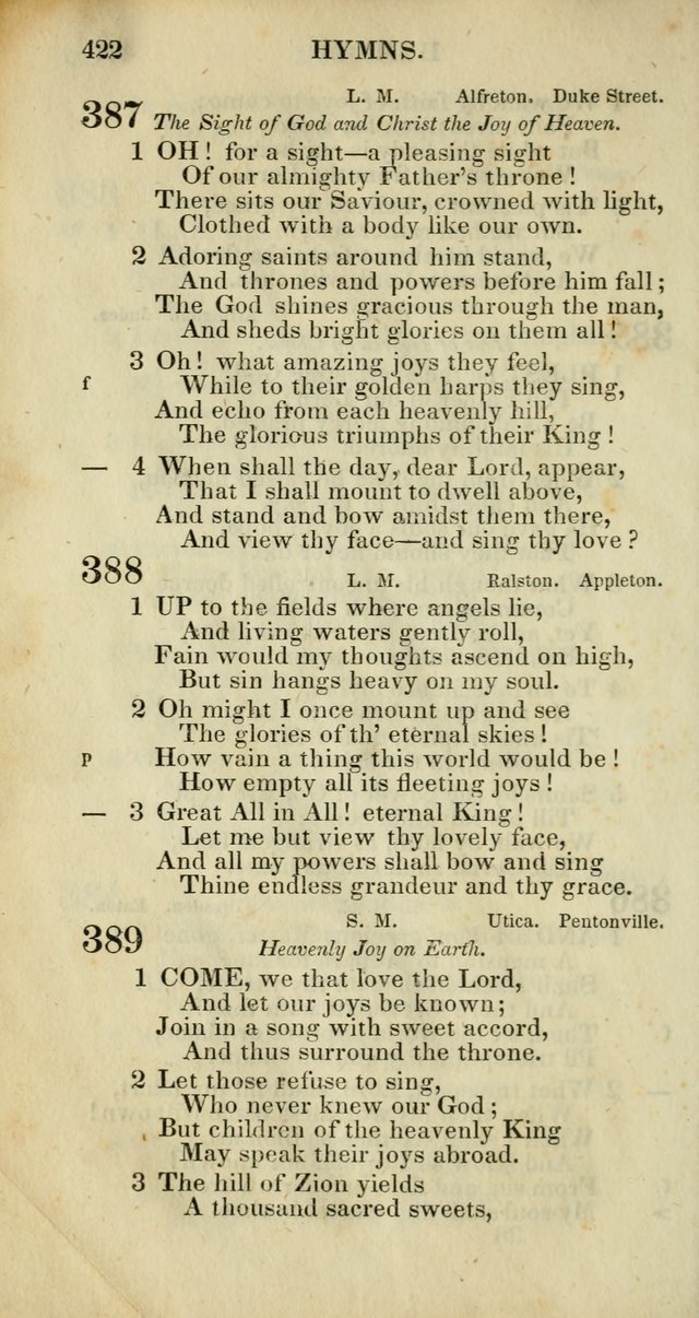 Church Psalmody: a Collection of Psalms and Hymns adapted to public worship page 425