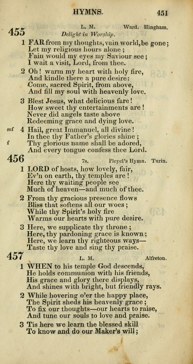 Church Psalmody: a Collection of Psalms and Hymns adapted to public worship page 454