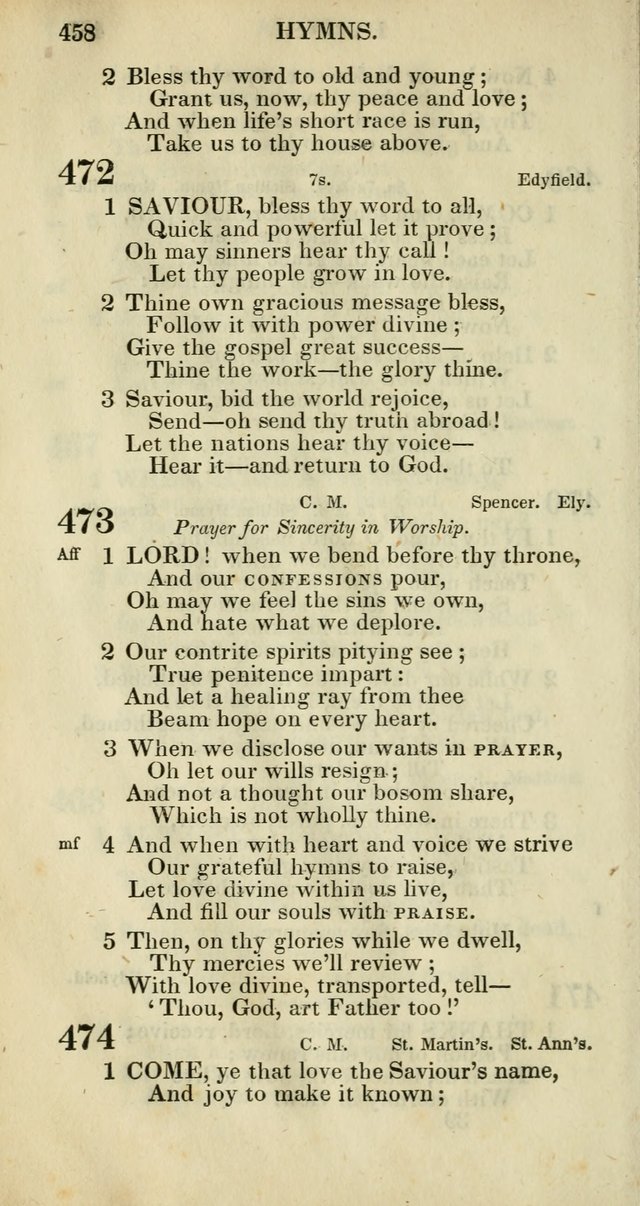 Church Psalmody: a Collection of Psalms and Hymns adapted to public worship page 461