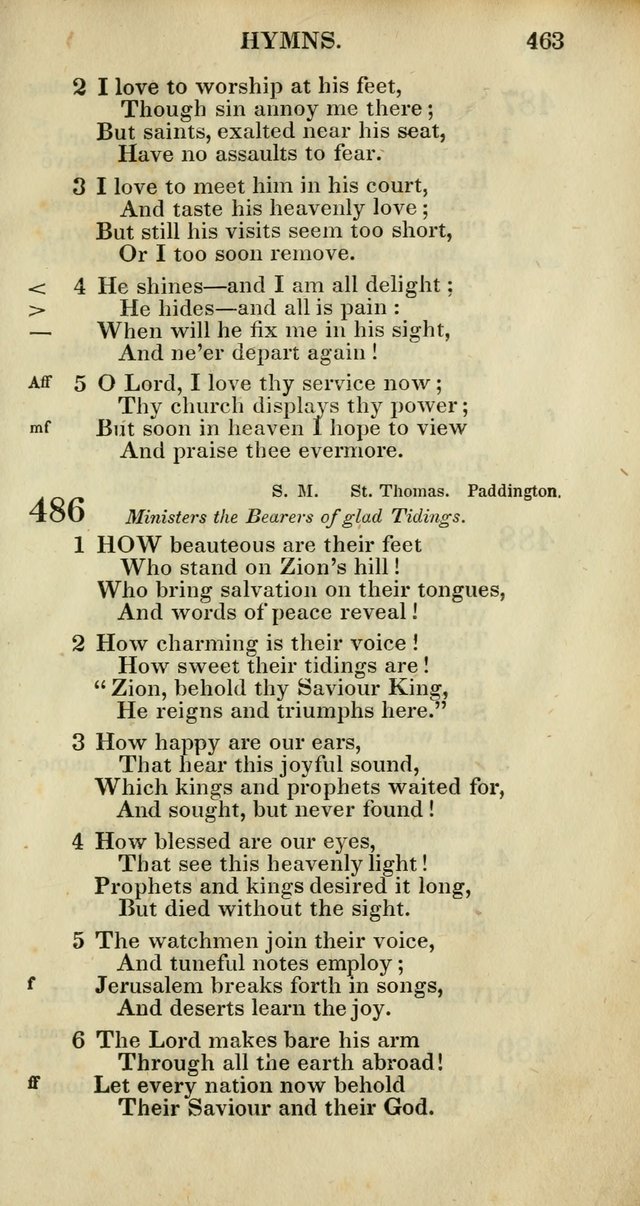 Church Psalmody: a Collection of Psalms and Hymns adapted to public worship page 466