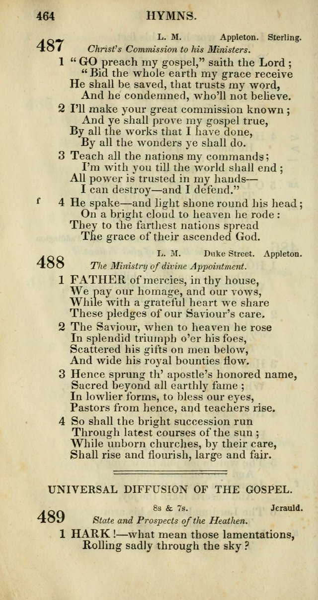 Church Psalmody: a Collection of Psalms and Hymns adapted to public worship page 467