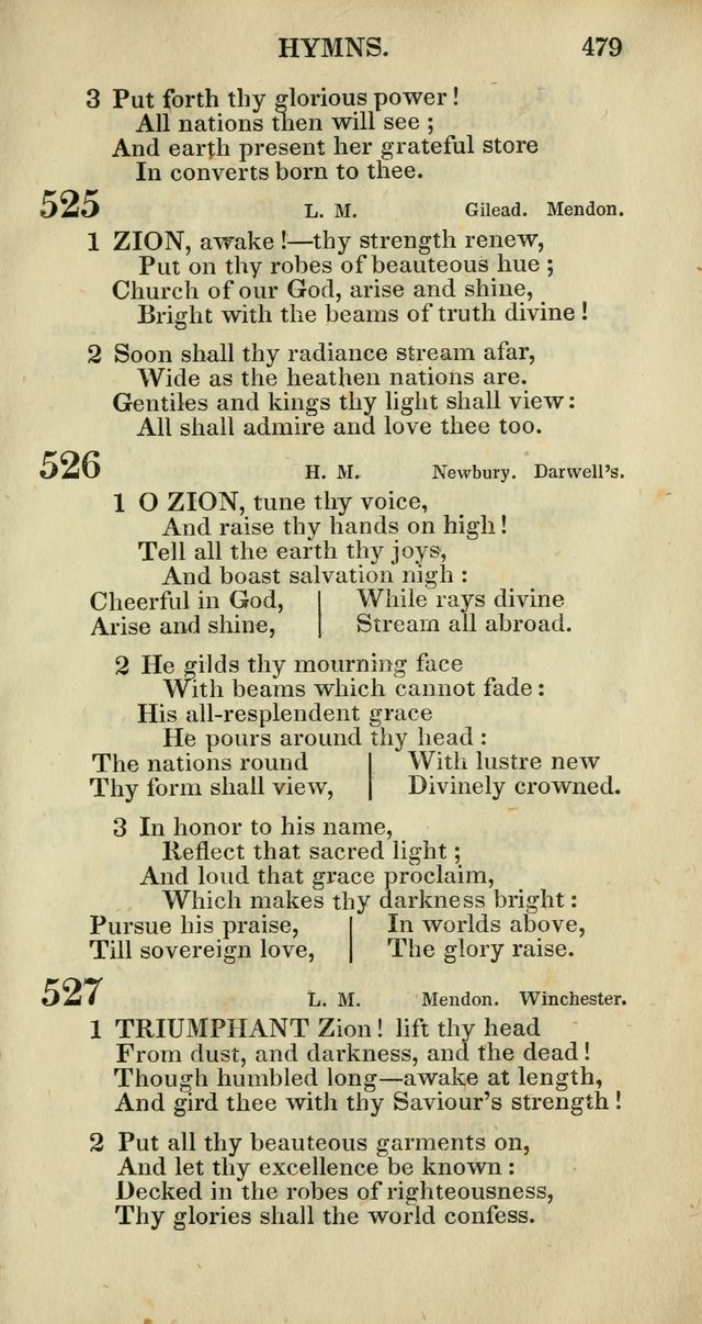 Church Psalmody: a Collection of Psalms and Hymns adapted to public worship page 482