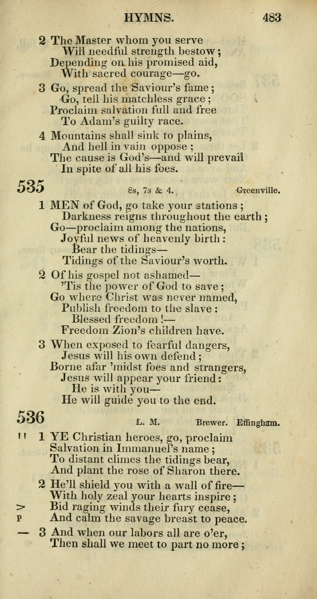 Church Psalmody: a Collection of Psalms and Hymns adapted to public worship page 486