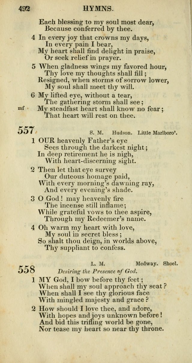 Church Psalmody: a Collection of Psalms and Hymns adapted to public worship page 495