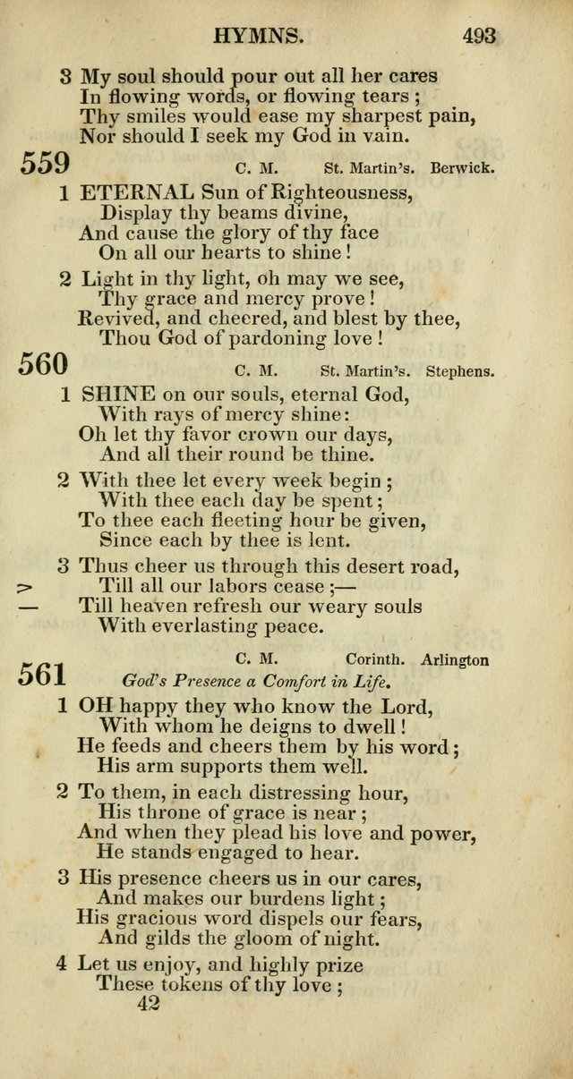 Church Psalmody: a Collection of Psalms and Hymns adapted to public worship page 496