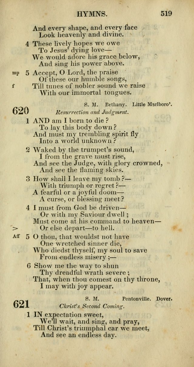 Church Psalmody: a Collection of Psalms and Hymns adapted to public worship page 522