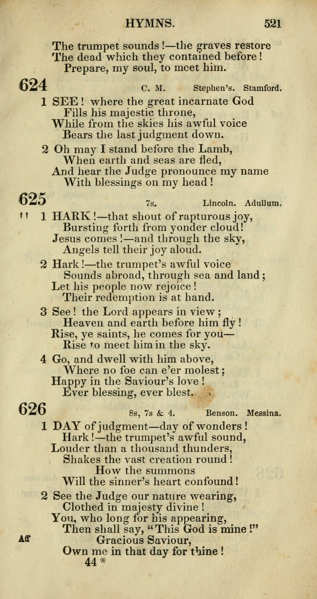 Church Psalmody: a Collection of Psalms and Hymns adapted to public worship page 524