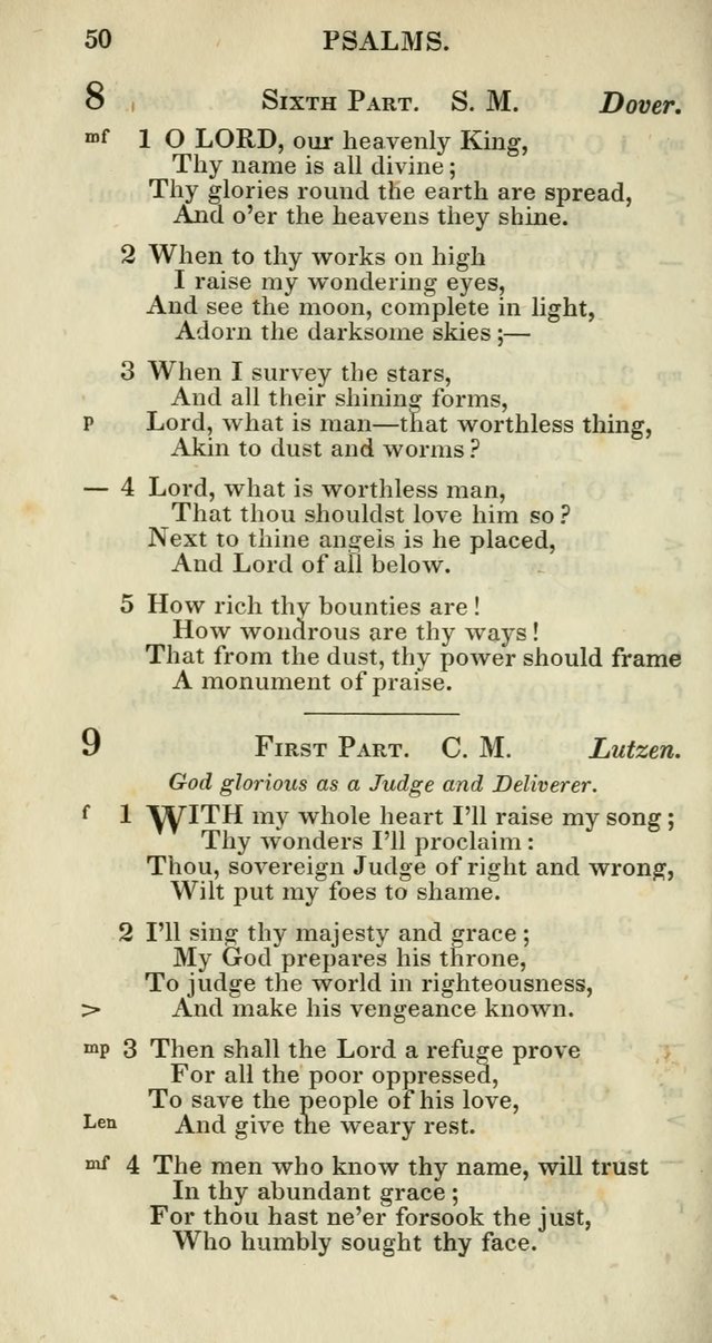 Church Psalmody: a Collection of Psalms and Hymns adapted to public worship page 53