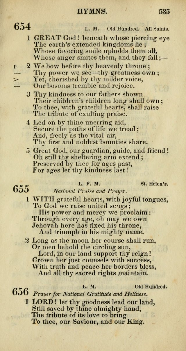 Church Psalmody: a Collection of Psalms and Hymns adapted to public worship page 538