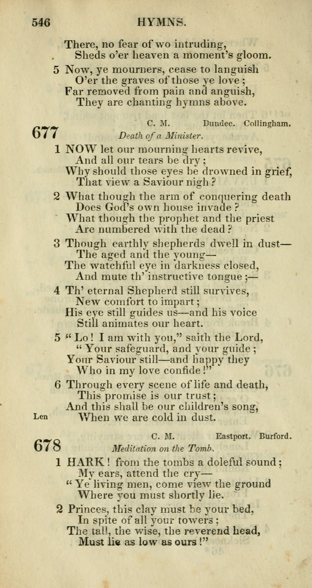 Church Psalmody: a Collection of Psalms and Hymns adapted to public worship page 549