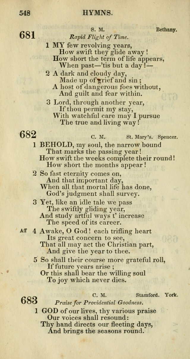 Church Psalmody: a Collection of Psalms and Hymns adapted to public worship page 551