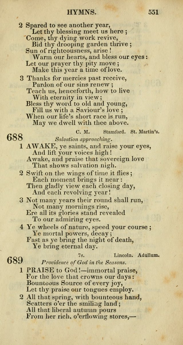 Church Psalmody: a Collection of Psalms and Hymns adapted to public worship page 554