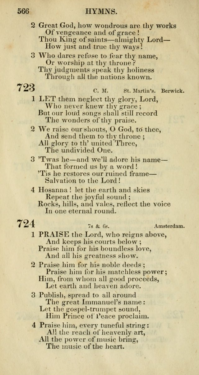 Church Psalmody: a Collection of Psalms and Hymns adapted to public worship page 569