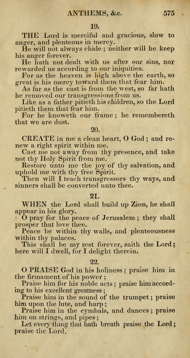 Church Psalmody: a Collection of Psalms and Hymns adapted to public worship page 578