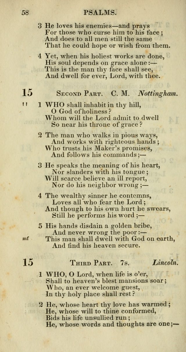 Church Psalmody: a Collection of Psalms and Hymns adapted to public worship page 61