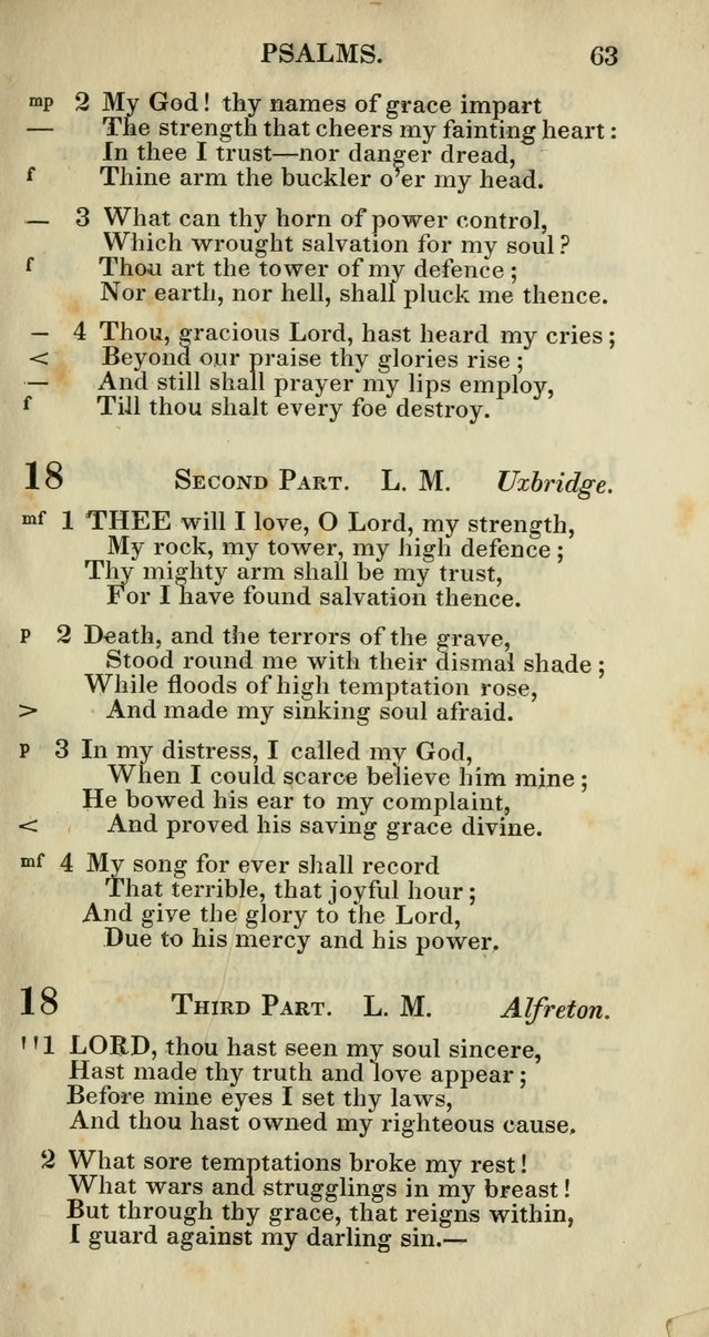 Church Psalmody: a Collection of Psalms and Hymns adapted to public worship page 66