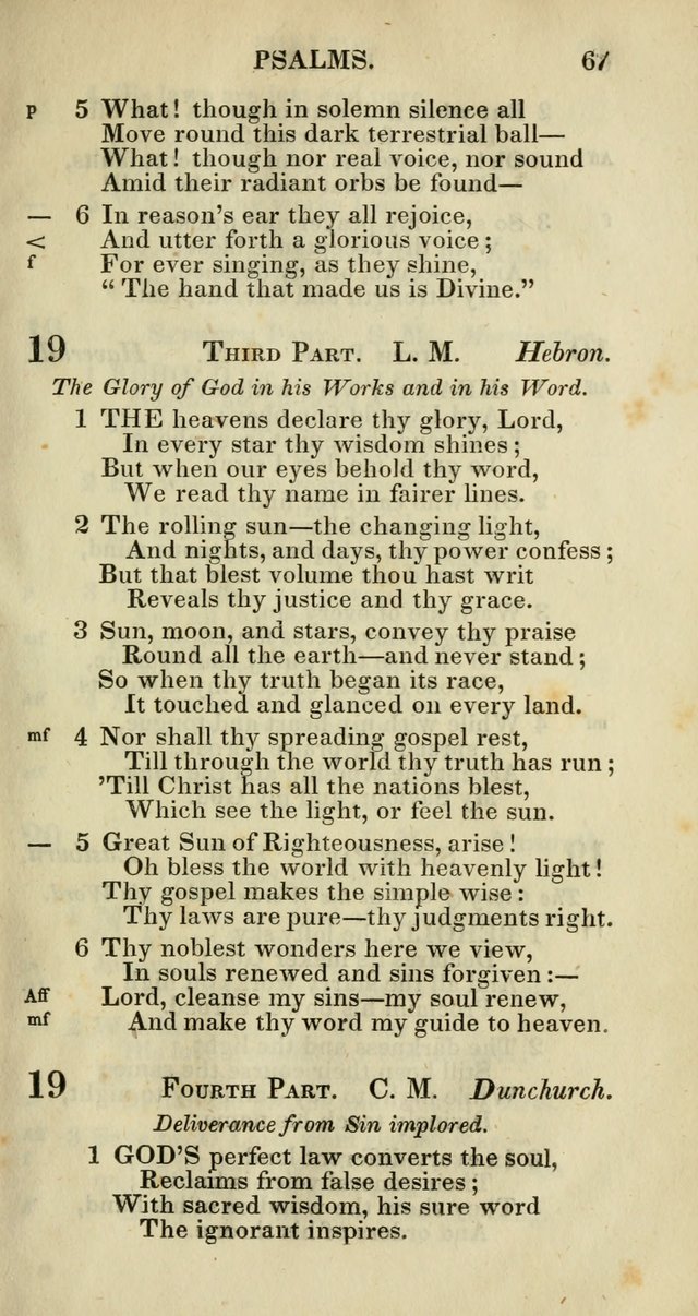 Church Psalmody: a Collection of Psalms and Hymns adapted to public worship page 70