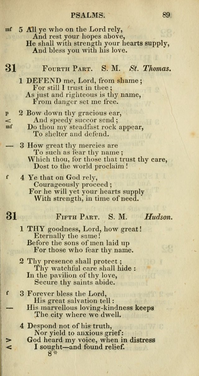 Church Psalmody: a Collection of Psalms and Hymns adapted to public worship page 92