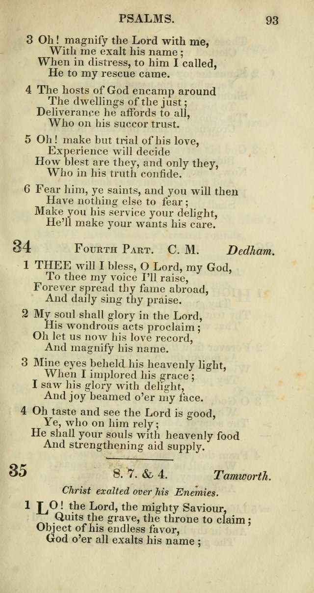 Church Psalmody: a Collection of Psalms and Hymns adapted to public worship page 96