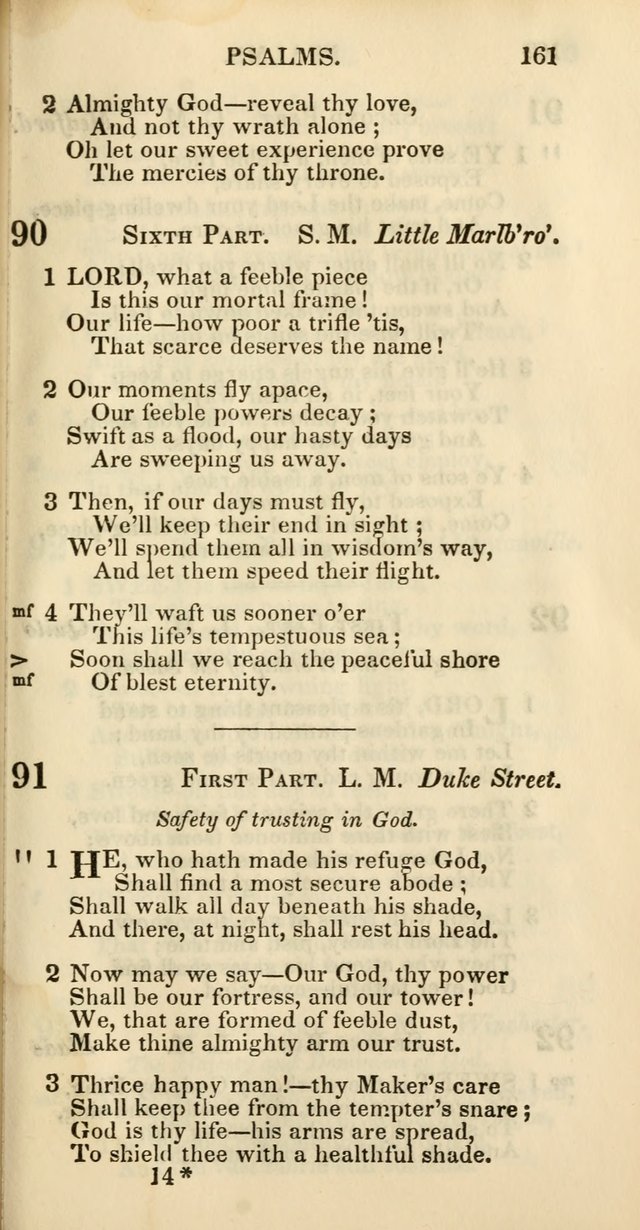 Church Psalmody: a Collection of Psalms and Hymns Adapted to Public Worship page 166