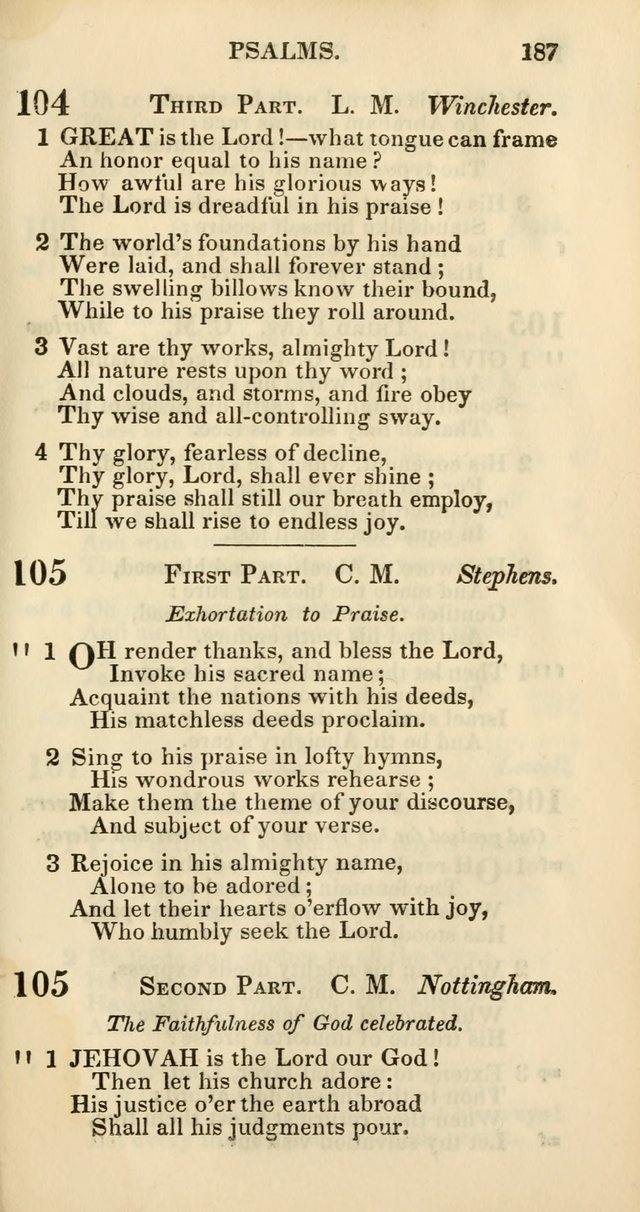 Church Psalmody: a Collection of Psalms and Hymns Adapted to Public Worship page 192