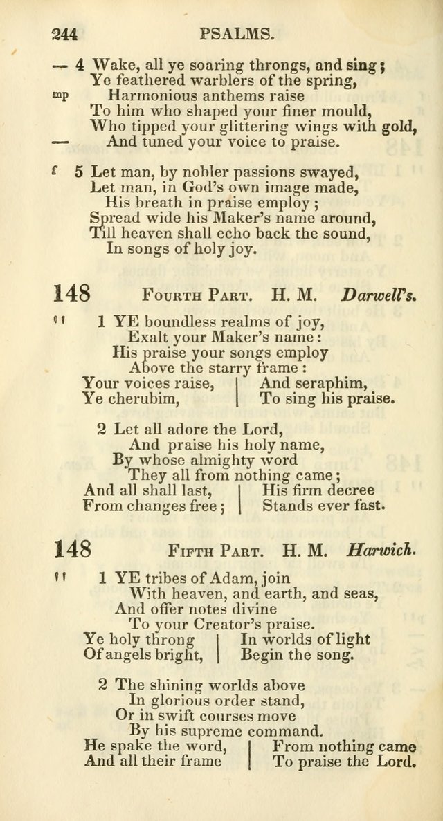 Church Psalmody: a Collection of Psalms and Hymns Adapted to Public Worship page 249