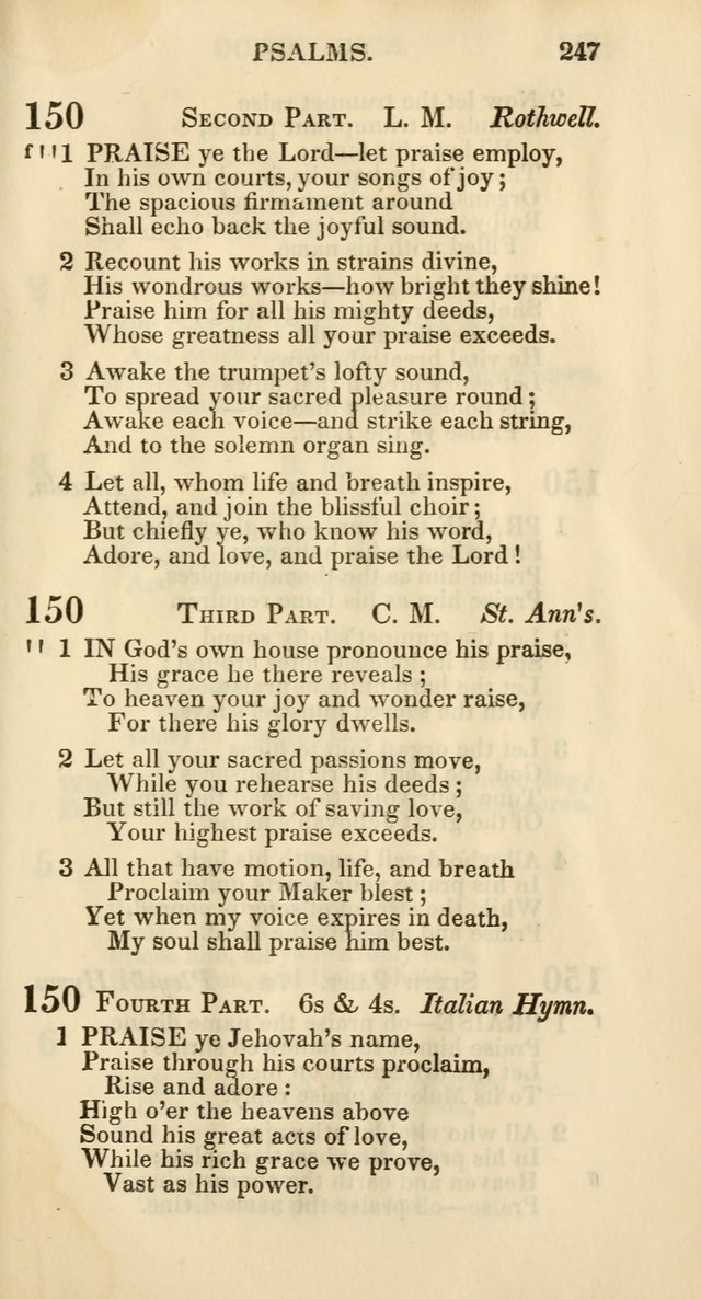 Church Psalmody: a Collection of Psalms and Hymns Adapted to Public Worship page 252