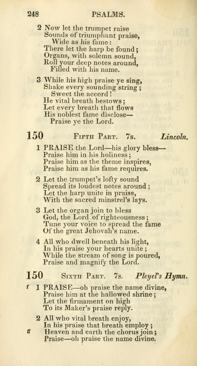 Church Psalmody: a Collection of Psalms and Hymns Adapted to Public Worship page 253