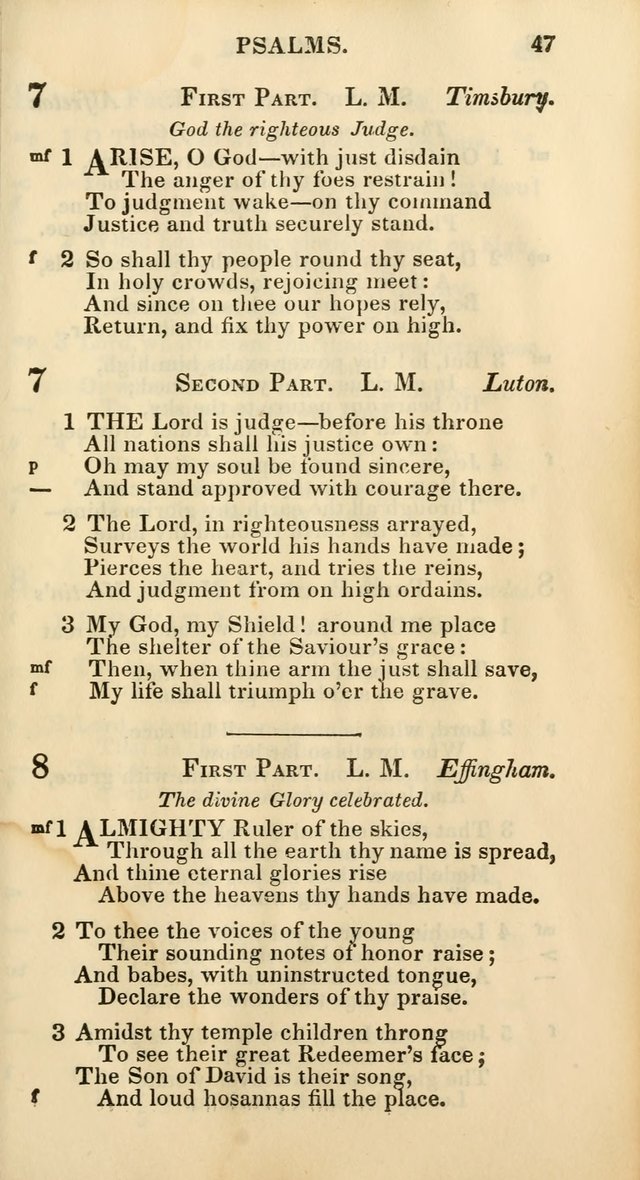 Church Psalmody: a Collection of Psalms and Hymns Adapted to Public Worship page 52