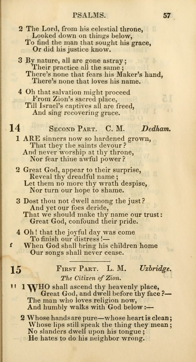 Church Psalmody: a Collection of Psalms and Hymns Adapted to Public Worship page 62