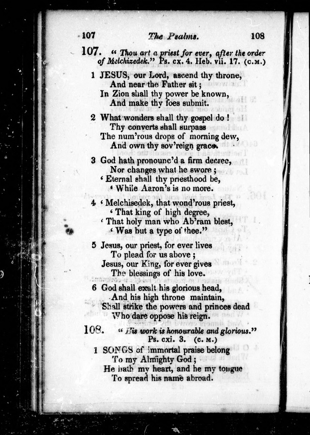 Church Psalmody: or, hymns for public worship, selected from Dr. Watts