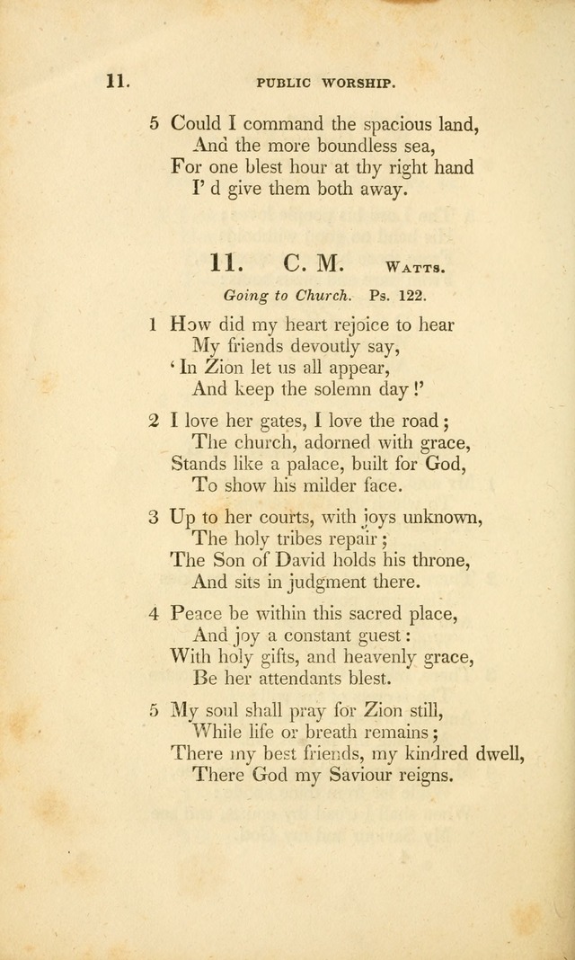 A Collection of Psalms and Hymns for Christian Worship. (3rd ed.) page 10